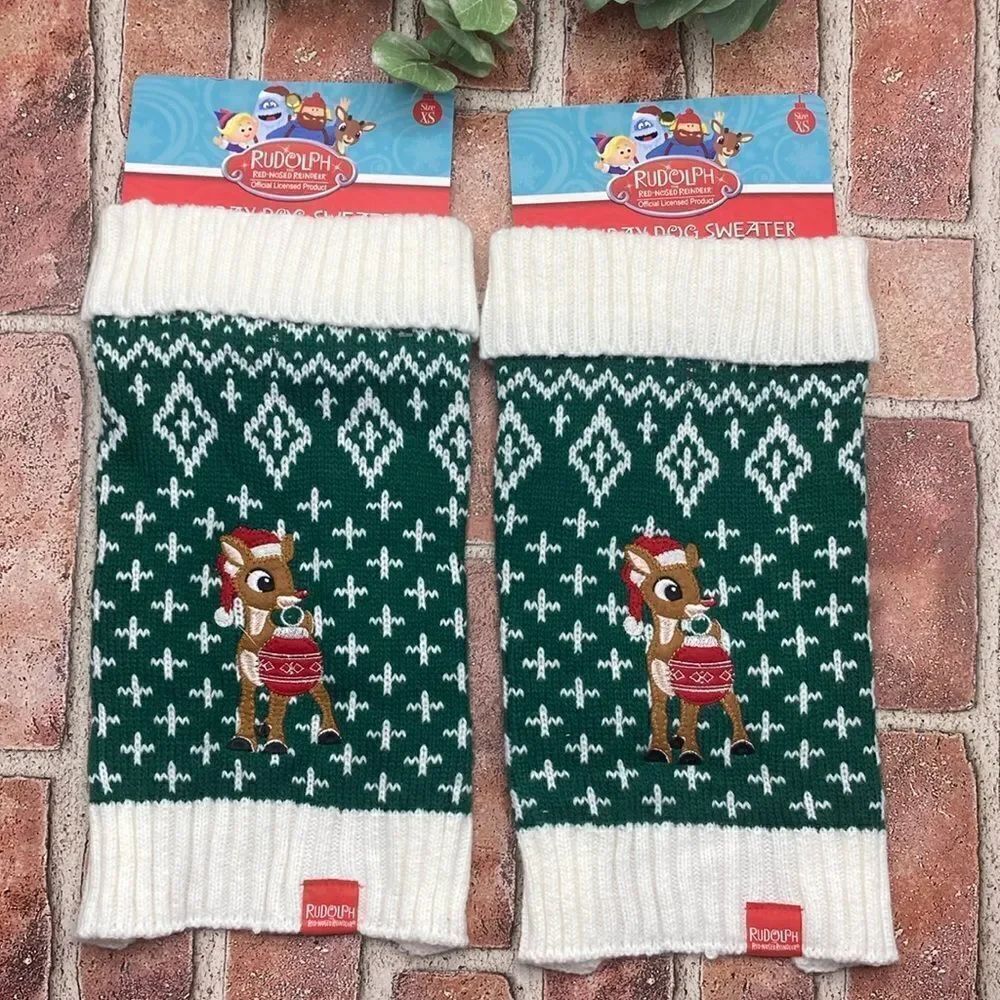 Did Pet Cozy Holiday Sweaters Christmas 2-Pack Size XS